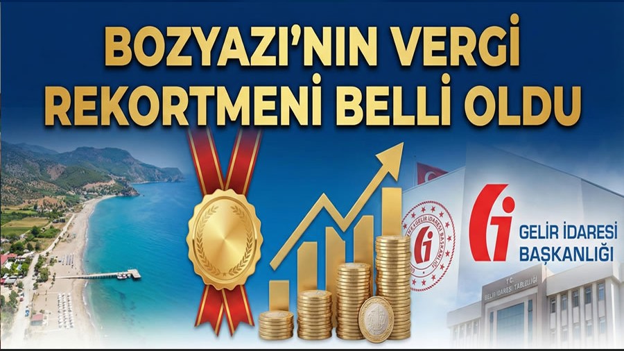 Bozyaz��n�n vergi rekortmeni a��kland�