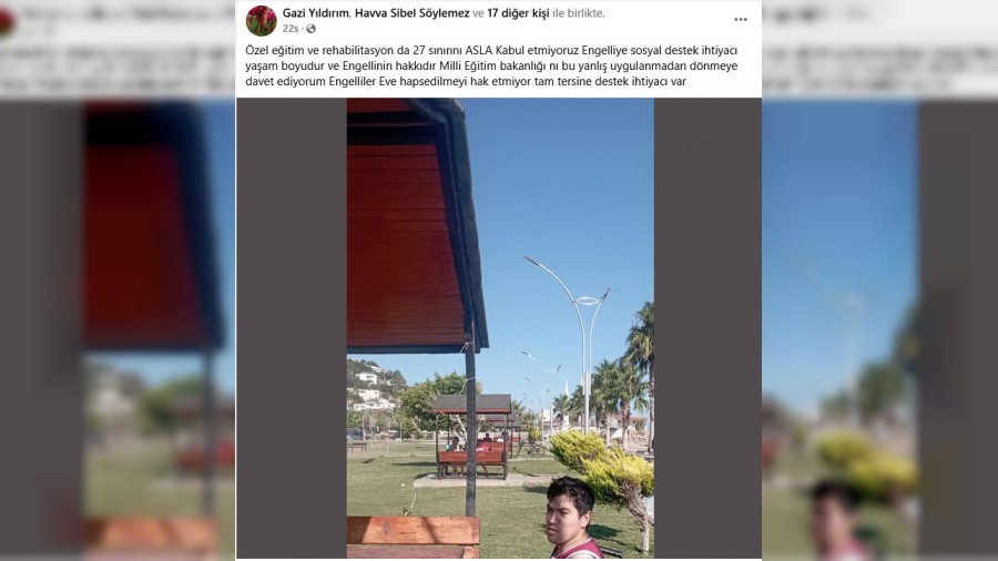 Gazi Y�ld�r�m: �Engelliler Eve Hapsedilmeyi Hak Etmiyor�