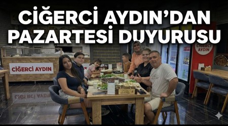 Ci�erci Ayd�n�dan Pazartesi Duyurusu