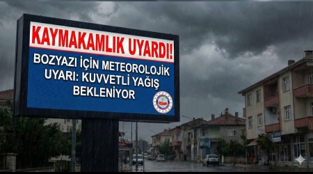 Bozyazı İçin Meteorolojik Uyarı: Kuvvetli Yağış Bekleniyor