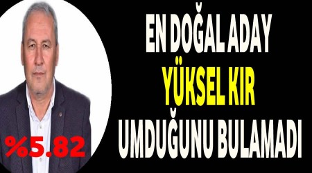En doal aday Yksel Kr umduunu bulamad