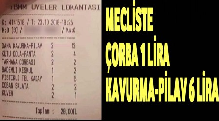Mecliste orba 1 lira