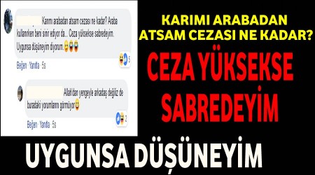 Karm arabadan atsam cezas ne kadar olur?