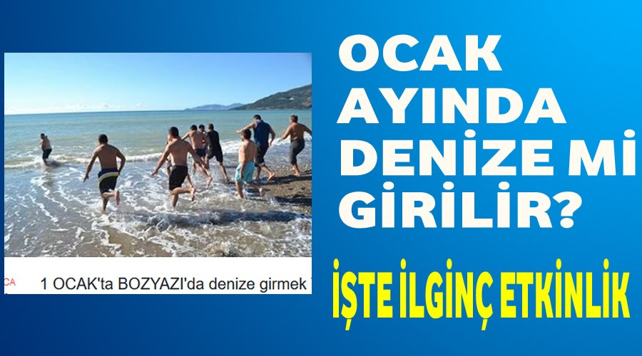 1 Ocak'ta denize mi girilir