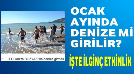 1 Ocak'ta denize mi girilir