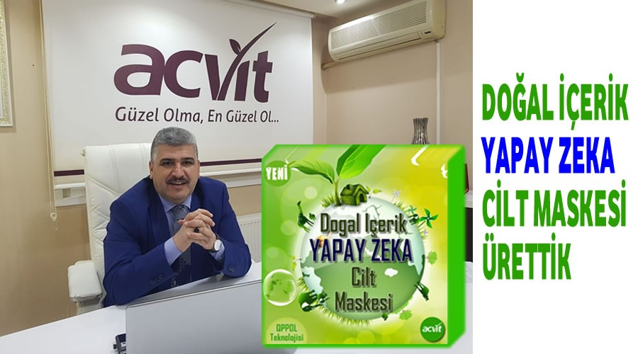 Doal ierik yapay zek cilt maskesi rettik