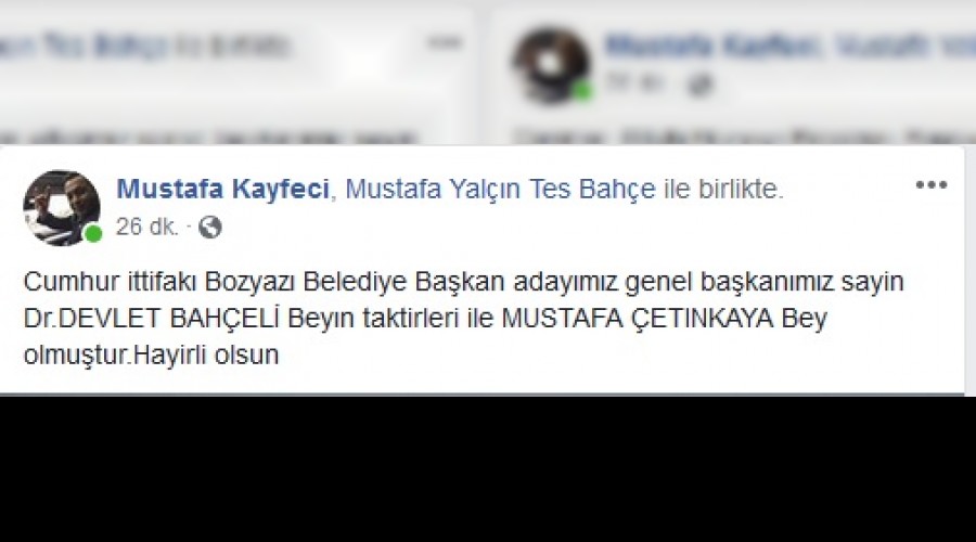 Bozyaz MHP le Bakanndan zr Bekliyoruz