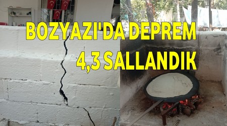 Bozyazda deprem