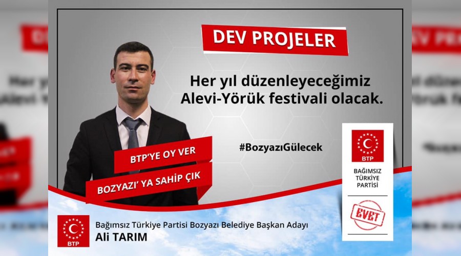 Gen Bakan aday,Bozyazya hizmet iin geliyorum