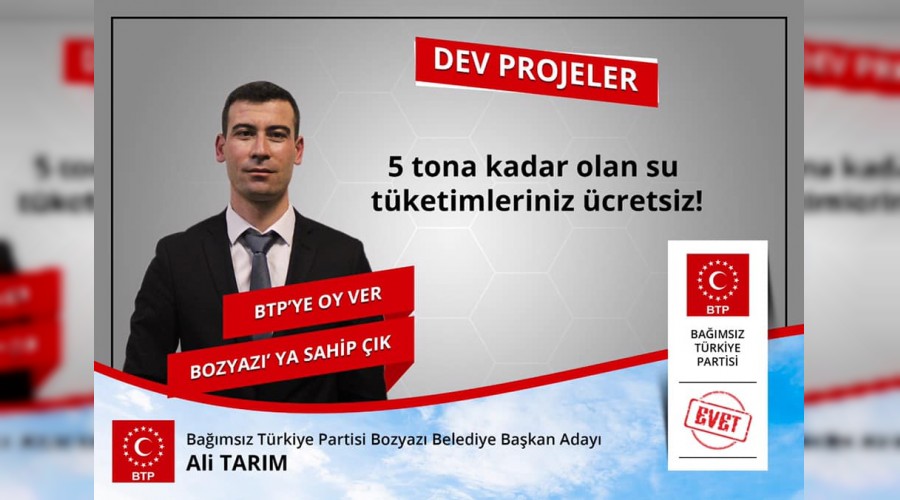 Gen Bakan aday,Bozyazya hizmet iin geliyorum