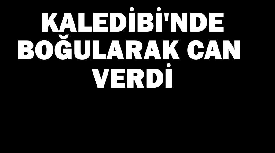 Kaledibinde boularak can verdi