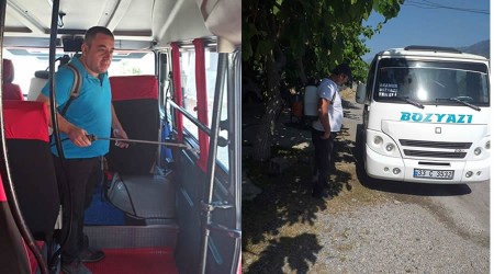Her seferde dezenfekte ediyoruz