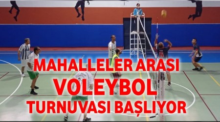 Mahalleler Aras Voleybol Turnuvas balyor