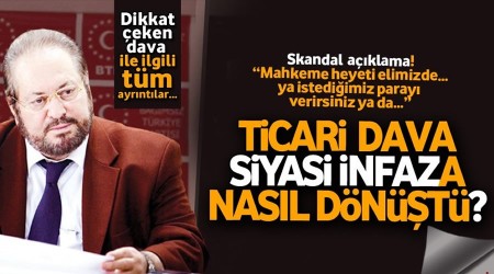 Ticari dava siyasi infaza dnt!