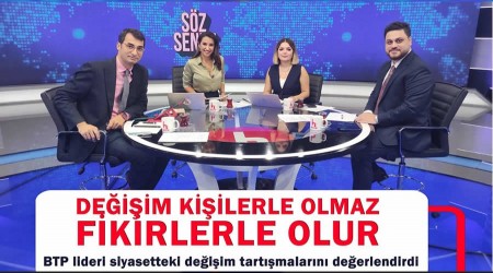 Deiim kiilerle olmaz, deiim fikirlerle olur