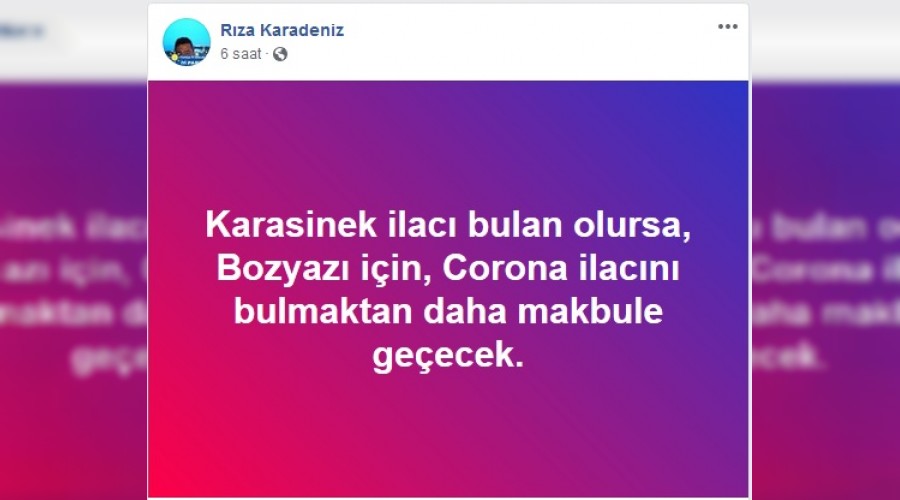 Korona ilacndan daha makbule gececek olan ne!