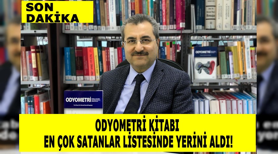 Odyometri kitab en ok satanlar listesinde yerini ald!