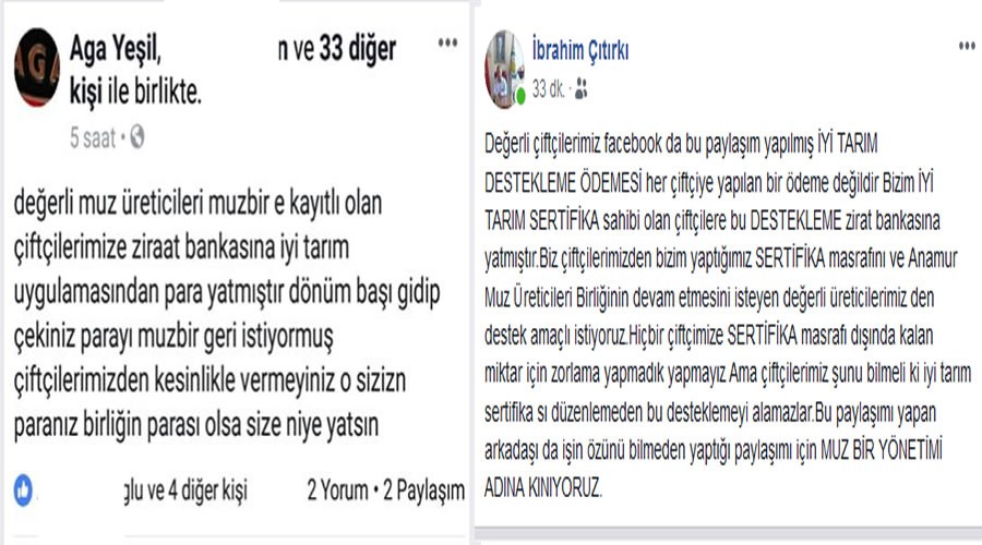 Paylaşım Anamur Muz-Biri karıştırdı
