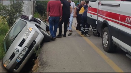 opurluda trafik kazas meydana geldi