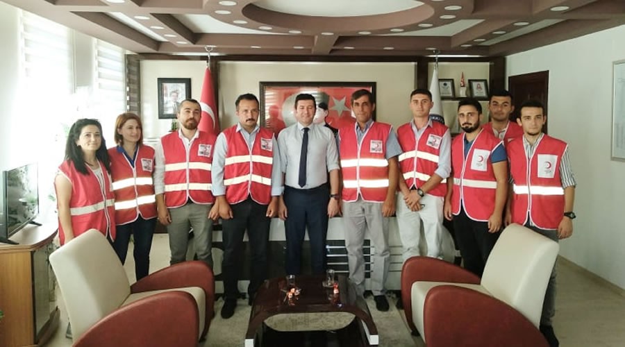 Kzlaydan yeni Kaymakama ziyaret