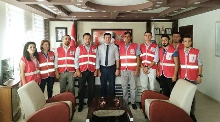 Kzlaydan yeni Kaymakama ziyaret