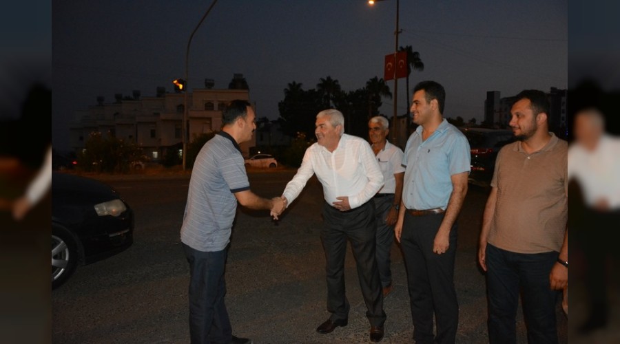Sevilen Kaymakamı iki başkan beraber uğurladı