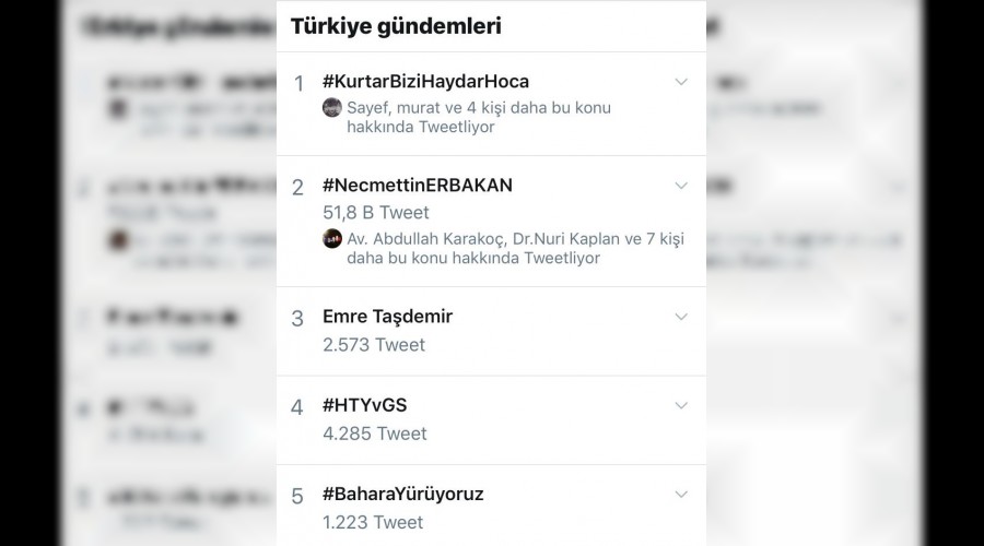 Sosyal Medya'da "Kurtar bizi Haydar Hoca" akm balad