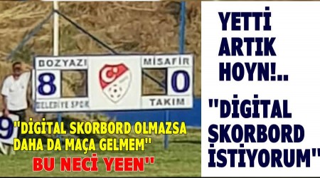 Yetti Artk Digital Skorbord stiyorum
