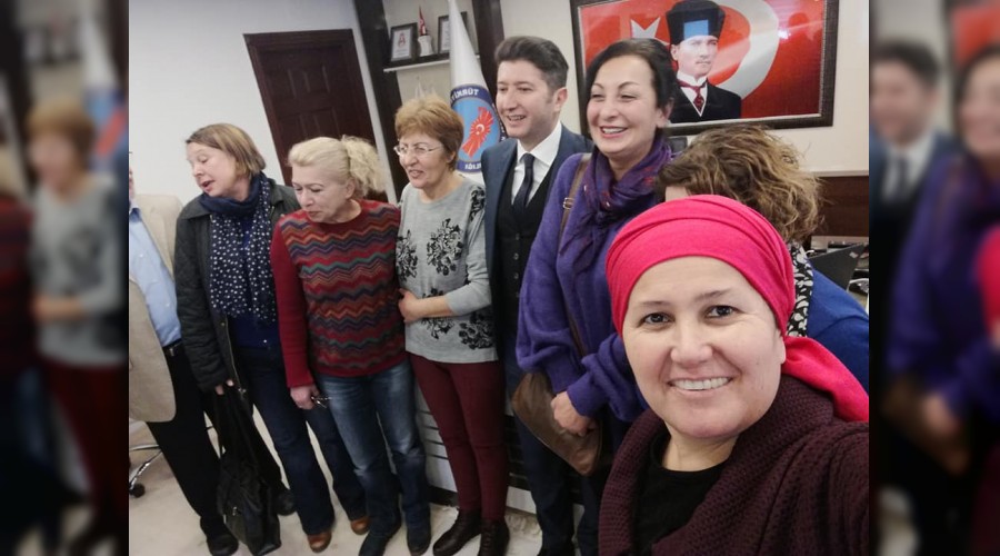 Kaymakama teekkr ziyareti