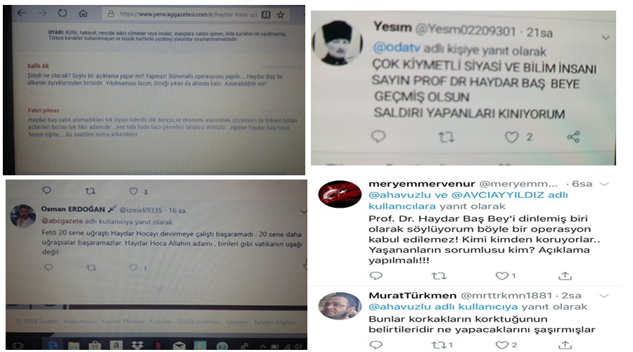 Haydar Baş'ı Türk halkı bağrına bastı