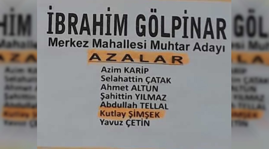 Merkez Mahallesini gen aday kazand