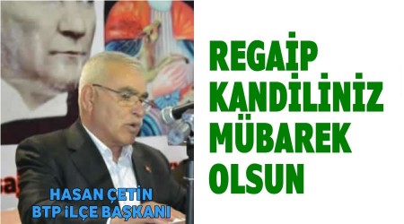 Regaip Kandiliniz mbarek olsun