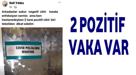 Yldz, Biri Tekeli'den 2 pozitif vaka var.Dikkat edelim!