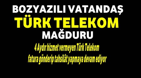 Bozyazl vatanda Trk Telekom maduru