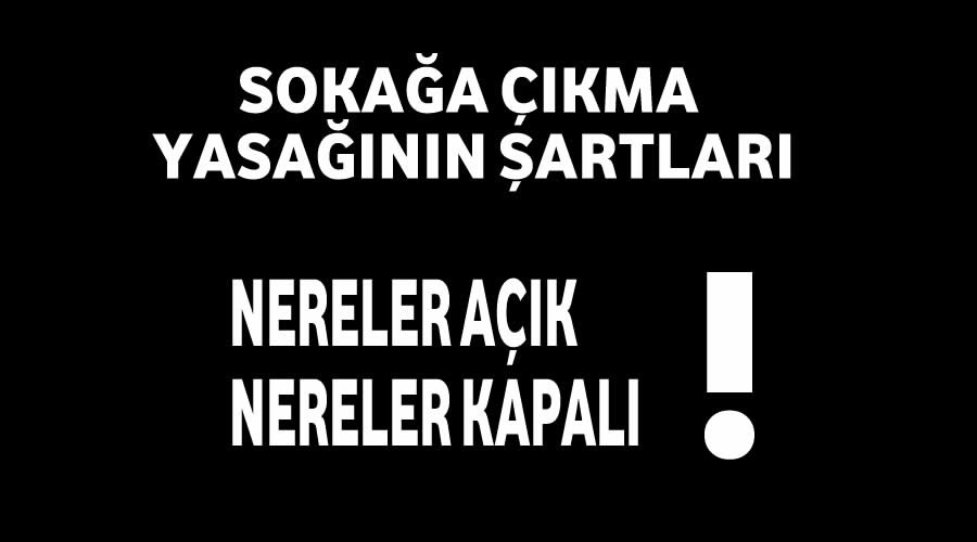 Açık olacak işyeri, işletme ve kurumlar