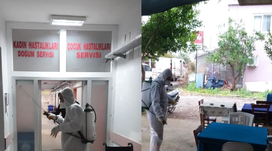 Başkan, Büyükşehirle Bozyazı’yı dezenfekte ediyoruz