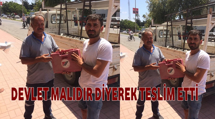 Devlet mal diyerek teslim etti