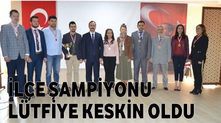le ampiyonu Ltfiye Keskin Oldu