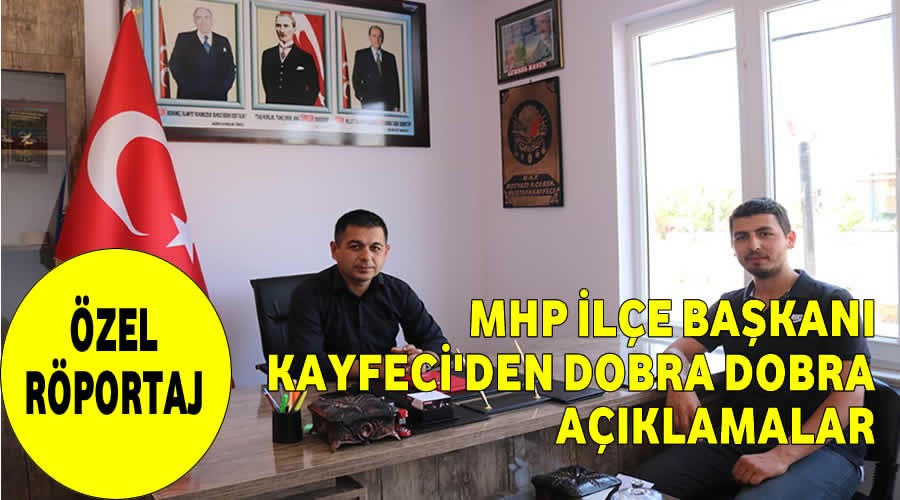MHP le Bakan Kayfeci,Bozyazl olmaktan gurur duyuyorum