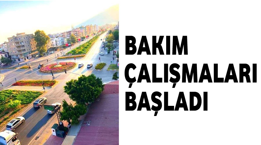 İlçemizde bakım çalışmaları başladı
