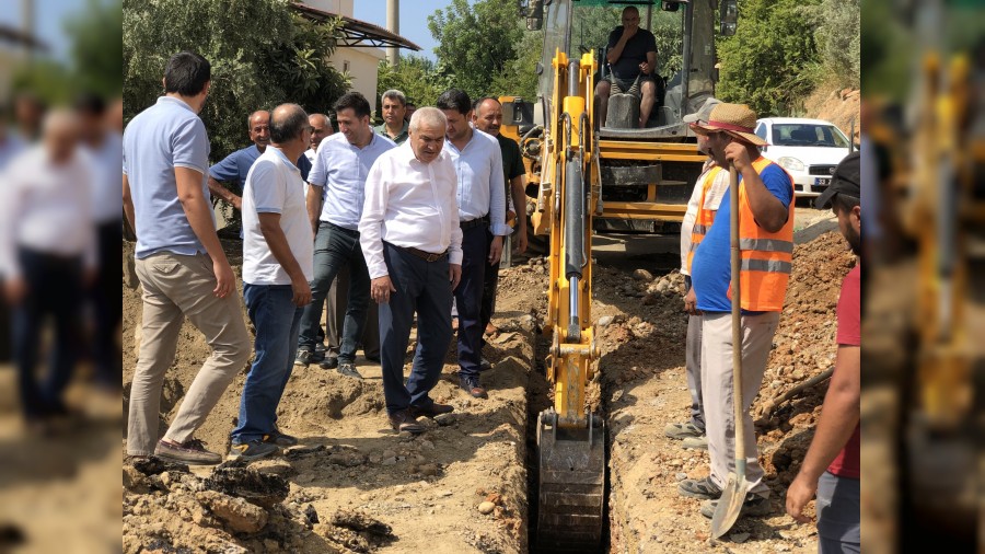 Doğalgaz için kazmalar vuruldu
