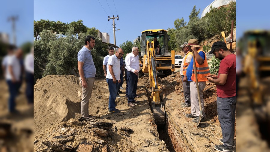 Doğalgaz için kazmalar vuruldu
