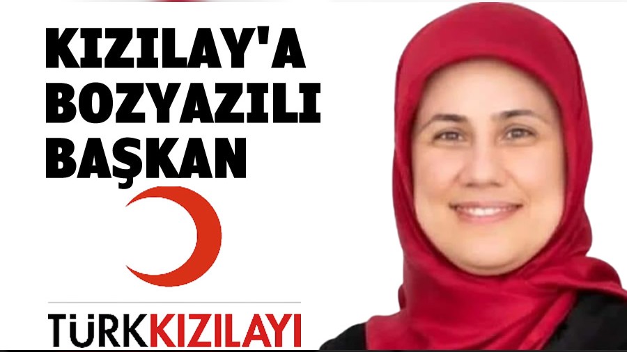 Kızılay'a Bozyazılı Başkan...