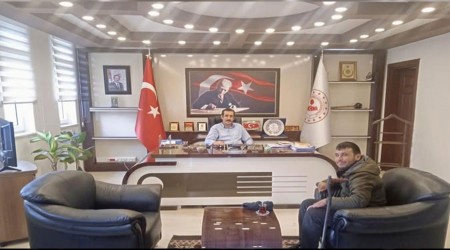 Ouzhan Martinden Kaymakama ziyaret