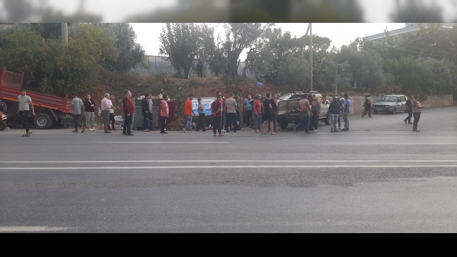Trafik kazas korkuttu!