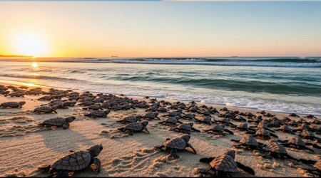 500 Bin Caretta Caretta yavrusu brakld
