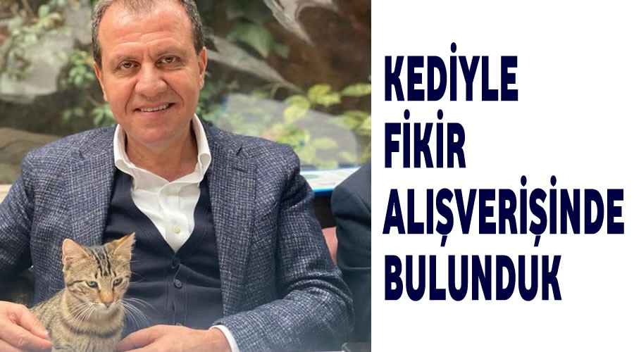 Vahap Seçer,Kediyle fikir alışverişinde bulunduk